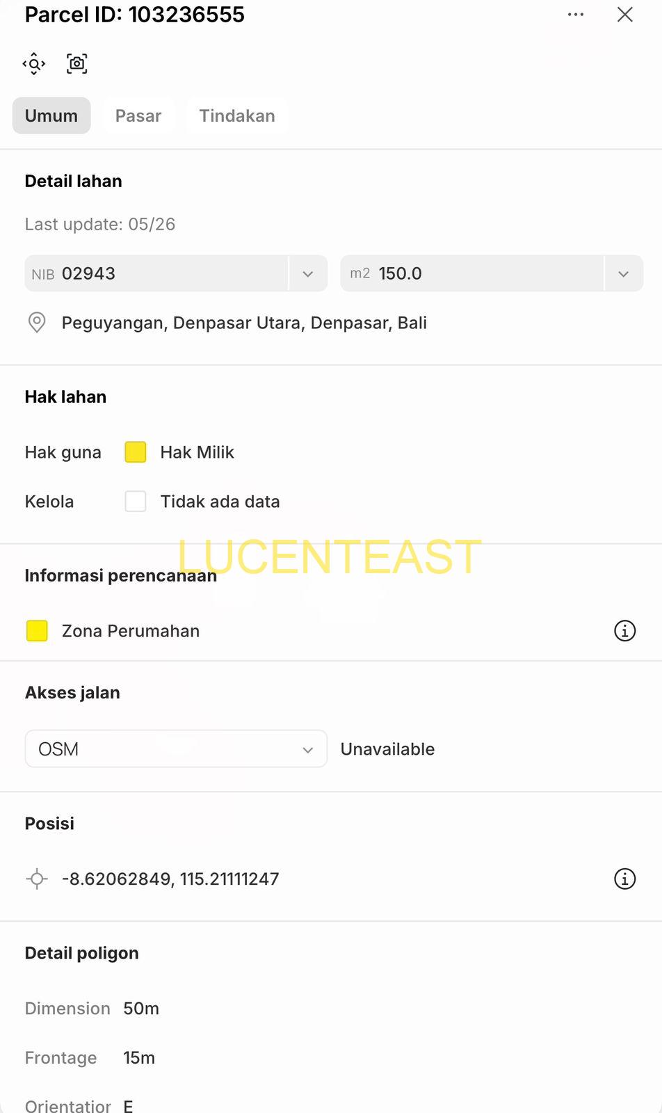 Jual Tanah A.Yani Utara