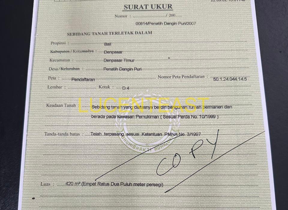 Jual Tanah Sekar Jepun