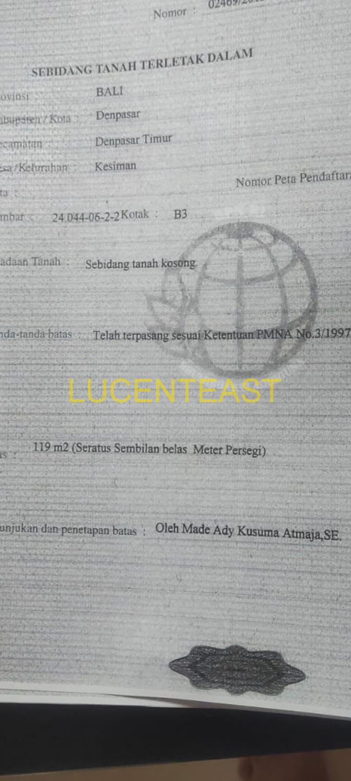 JUAL TANAH SEDAP MALEM