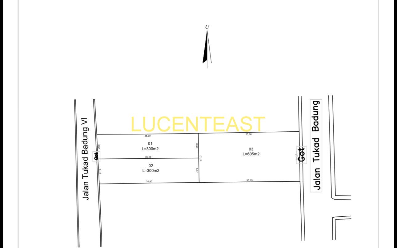 JUAL TANAH LOKASI PREMIUM TK.BADUNG