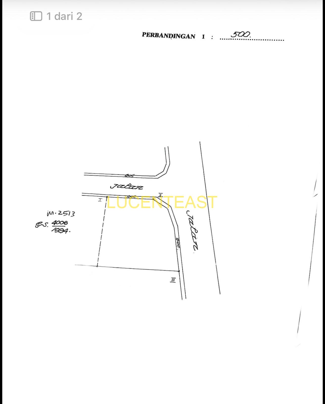 DI JUAL TANAH JL UTAMA DRUPADI RENON