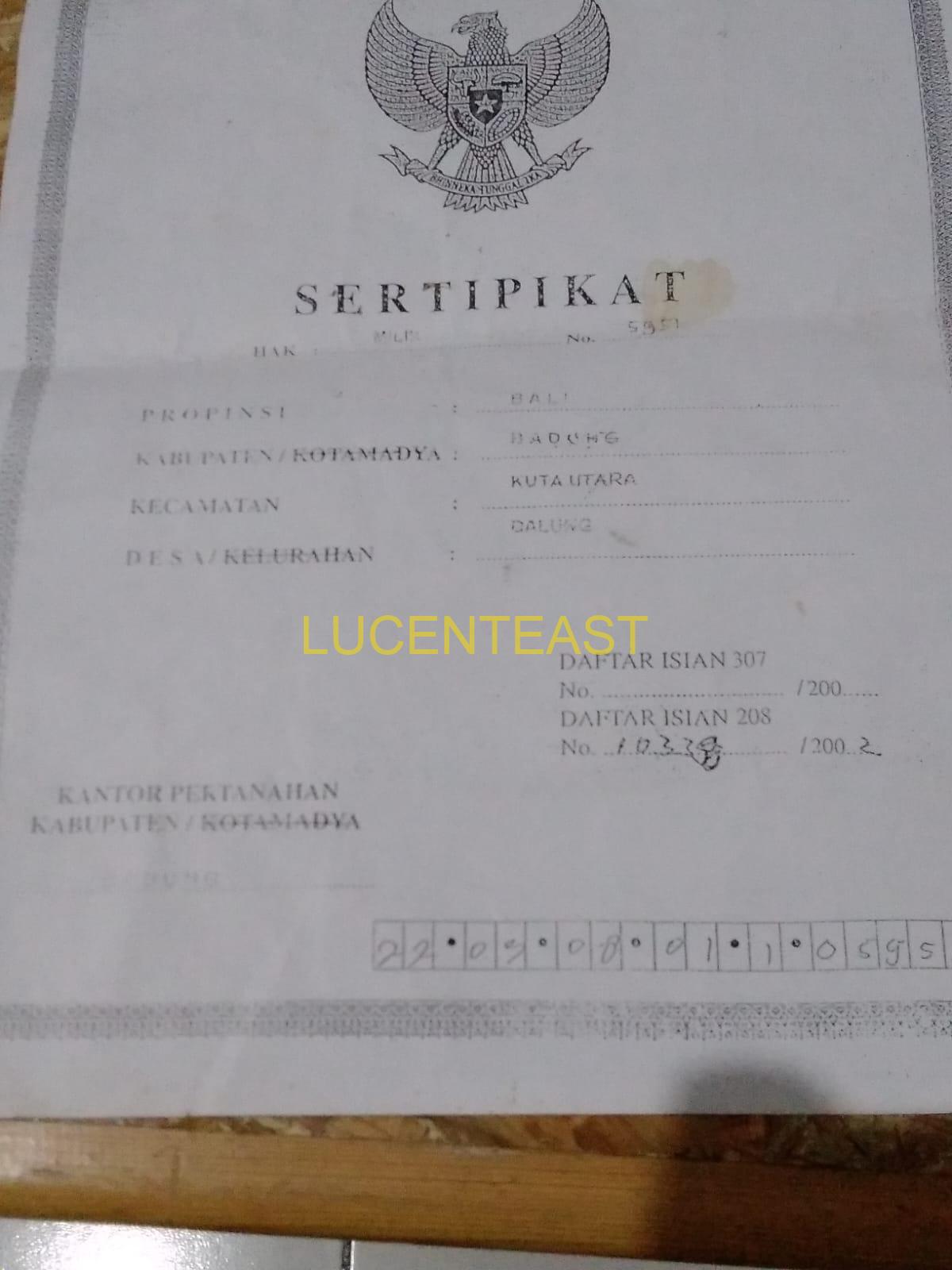 DIJUAL TANAH BAGUS DALUNG