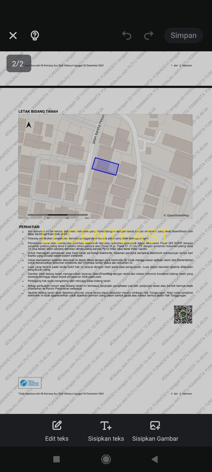 DIJUAL TANAH PUSAT KOTA SIDAKARYA