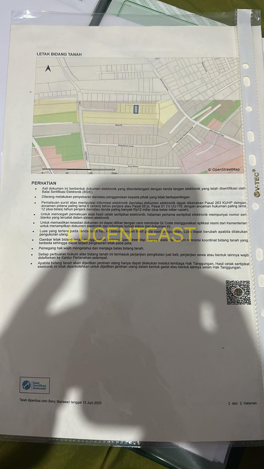 DIJUAL TANAH LOKASI SEMINYAK