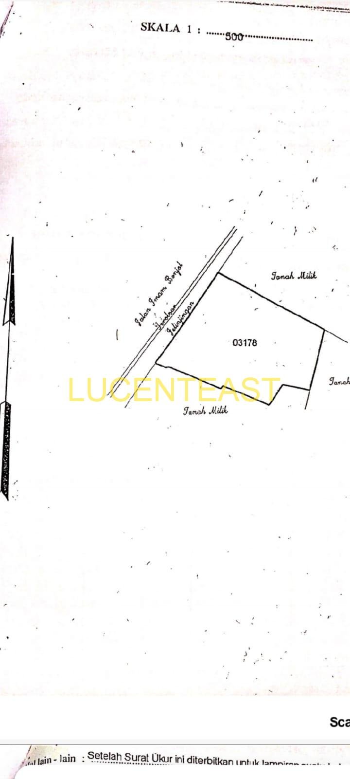 DIJUAL TANAH DI JALAN UTAMA IMAM BONJOL