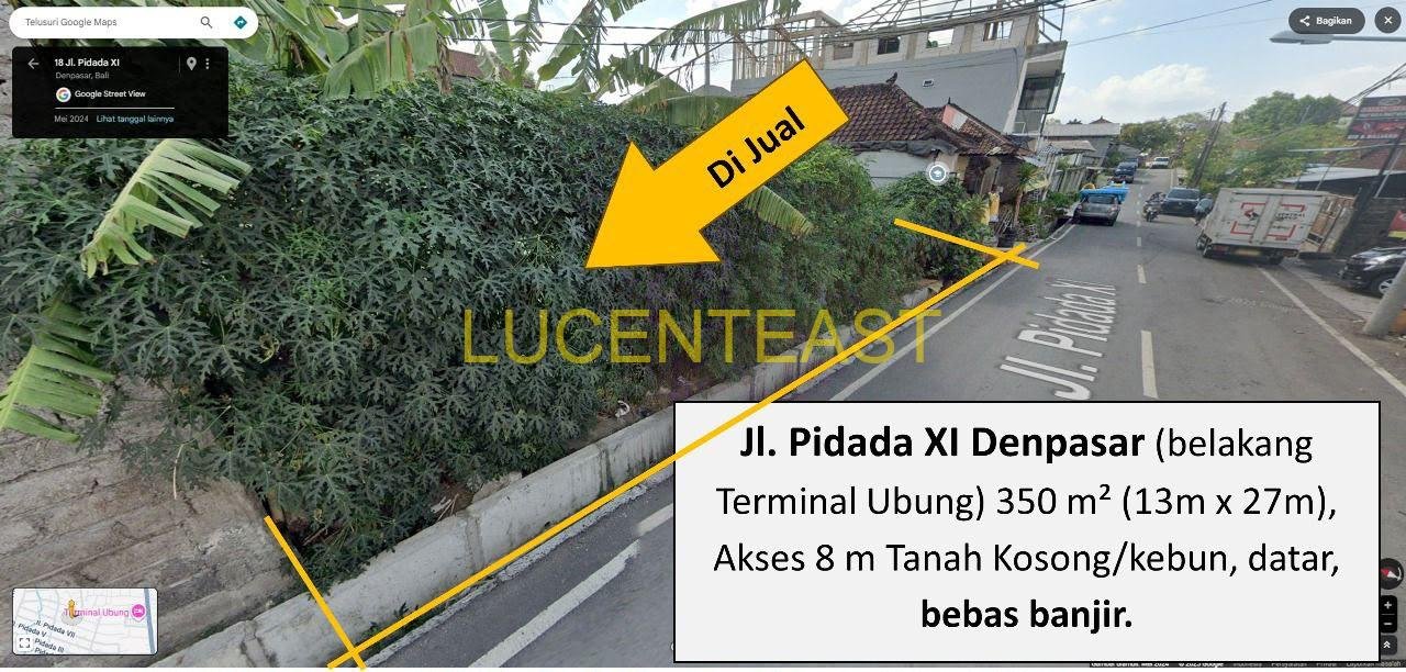 JUAL TANAH LOKASI PADAT PIDADA