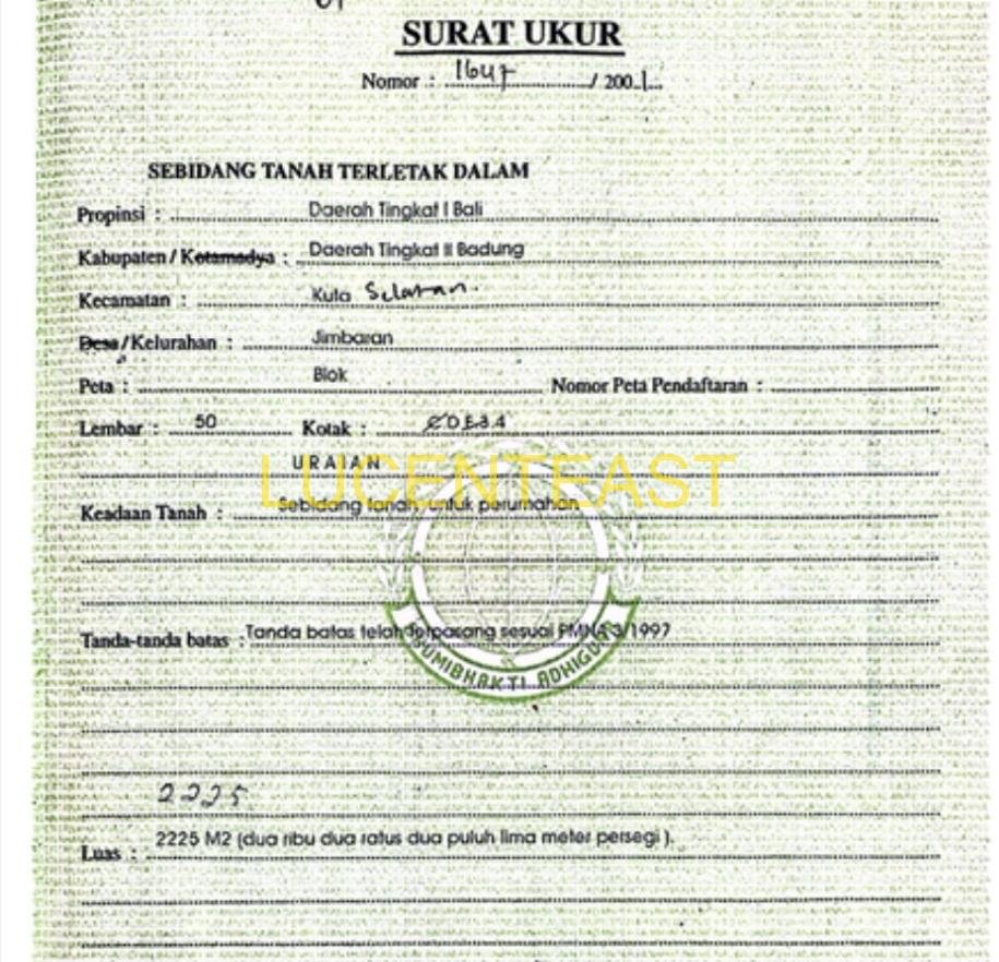 LAND PREMIUM TAMAN JIMBARAN