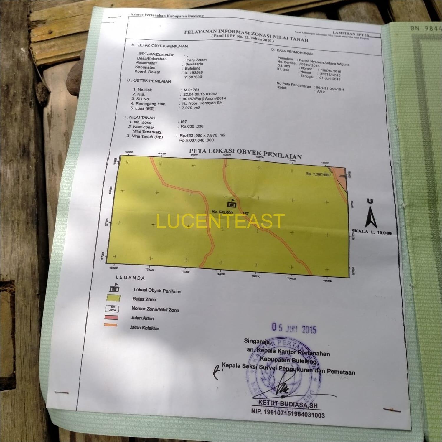 JUAL TANAH PERKEBUNAN SINGARAJA