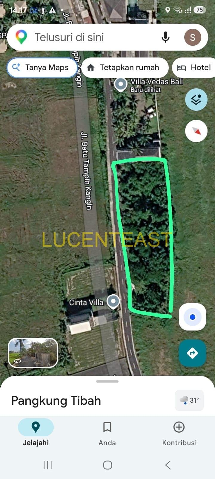 DIJUAL TANAH PANGKUNG TIBAH TABANAN