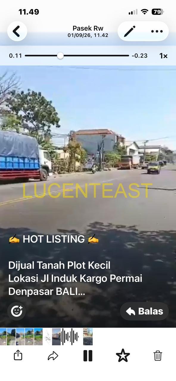 DIJUAL TANAH KECIL PINGGIR JALAN UTAMA CARGO