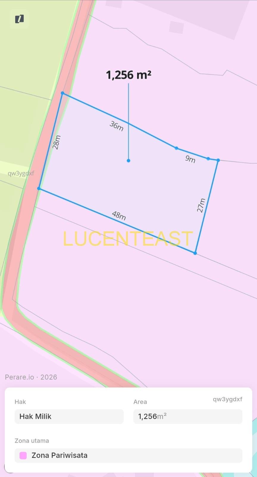 DIJUAL TANAH PREMIUM AREA PANTAI PERERENAN