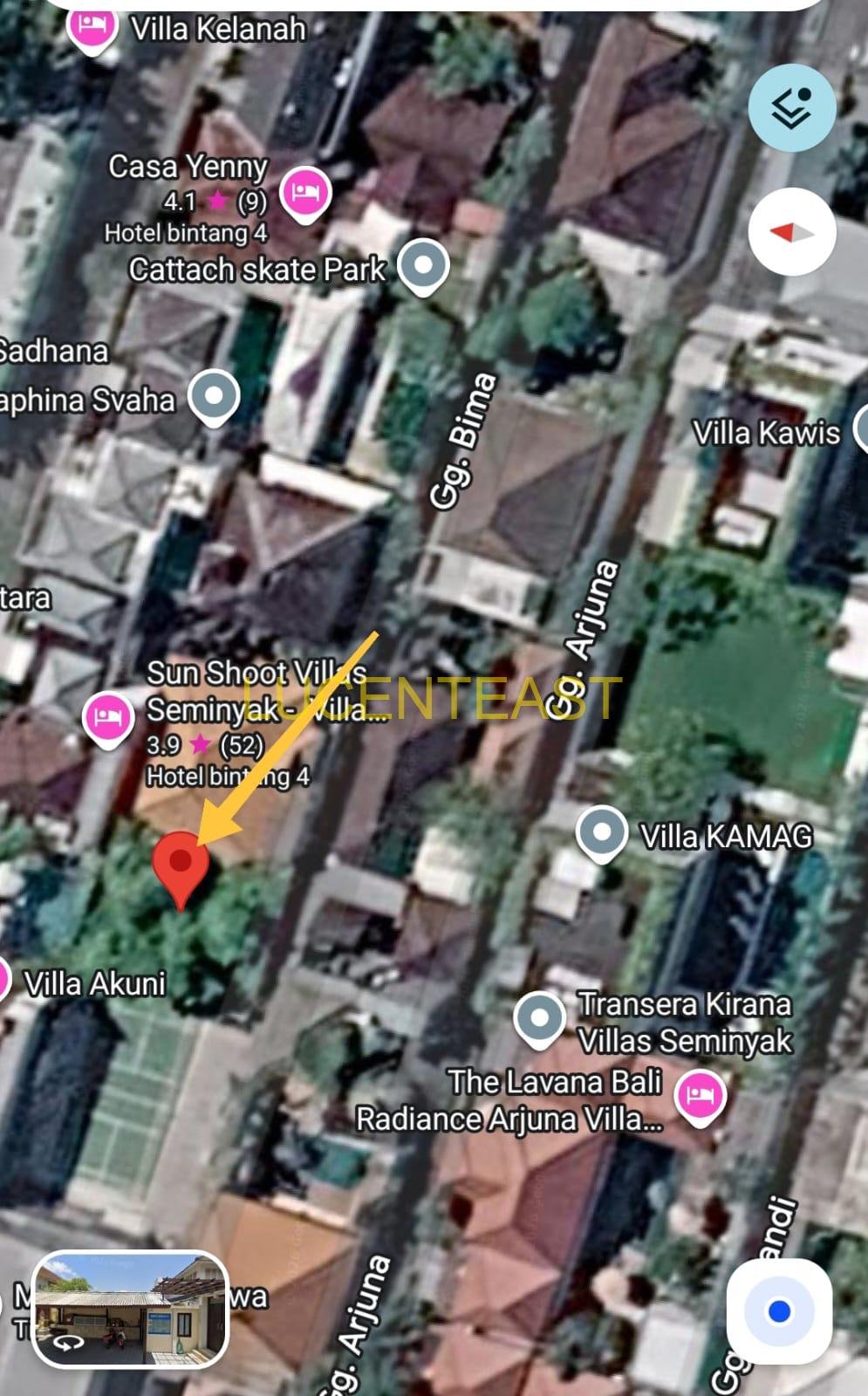 JUAL TANAH LOKASI PARIWISATA SEMINYAK