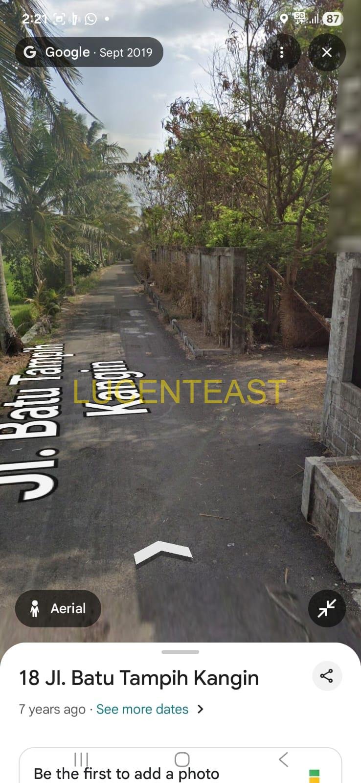 DIJUAL TANAH PANGKUNG TIBAH TABANAN