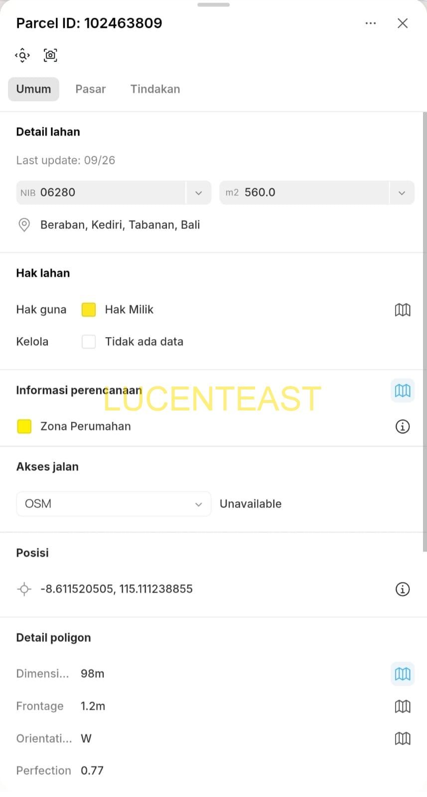 JUAL TANAH PREMIUM JIMBARAN