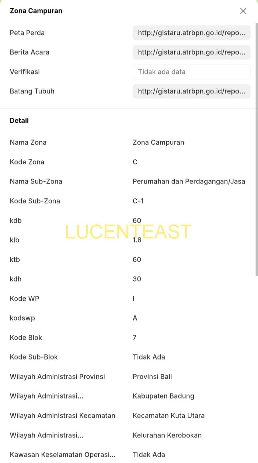 DIJUAL TANAH SANGAT LANGKA KEROBOKAN