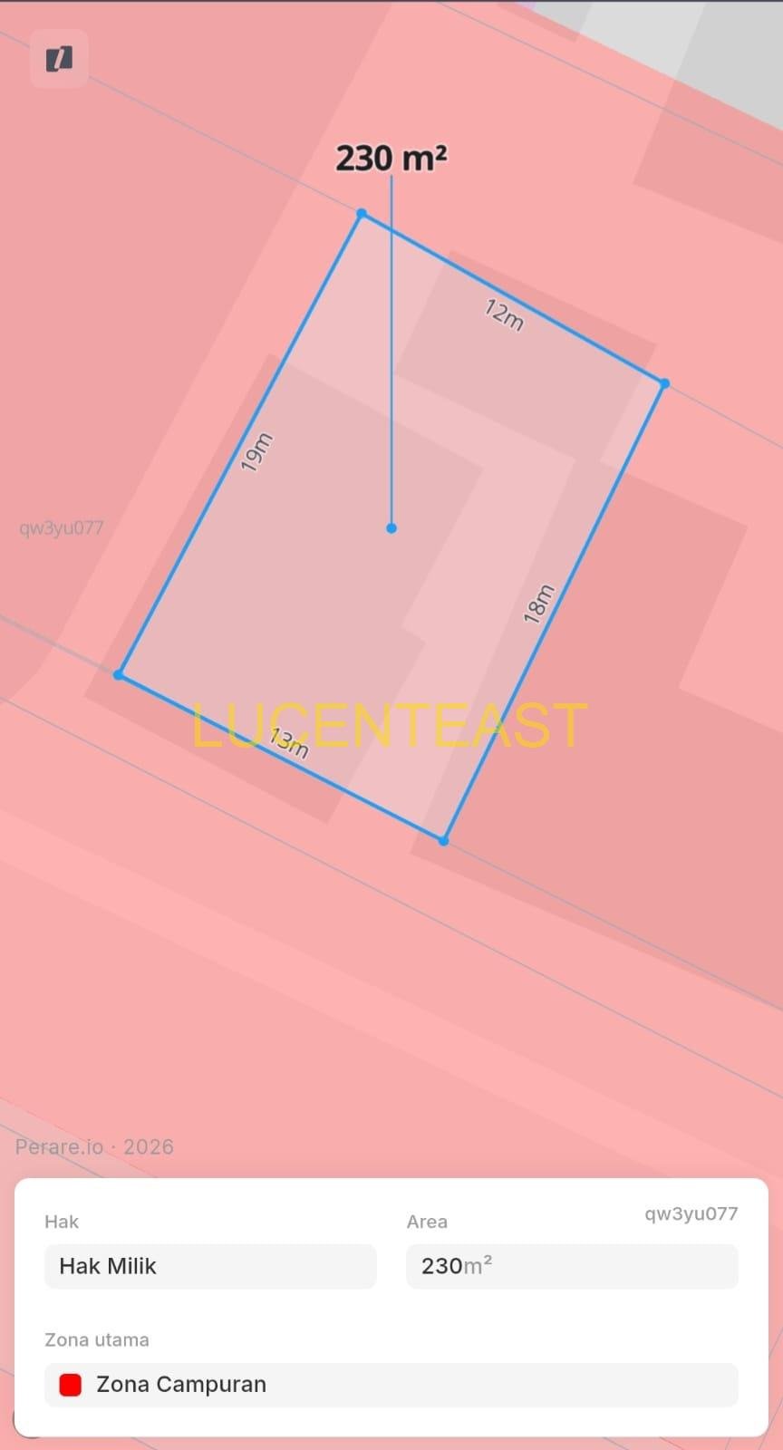 DIJUAL TANAH PLOT KECIL LANGKA CANGGU