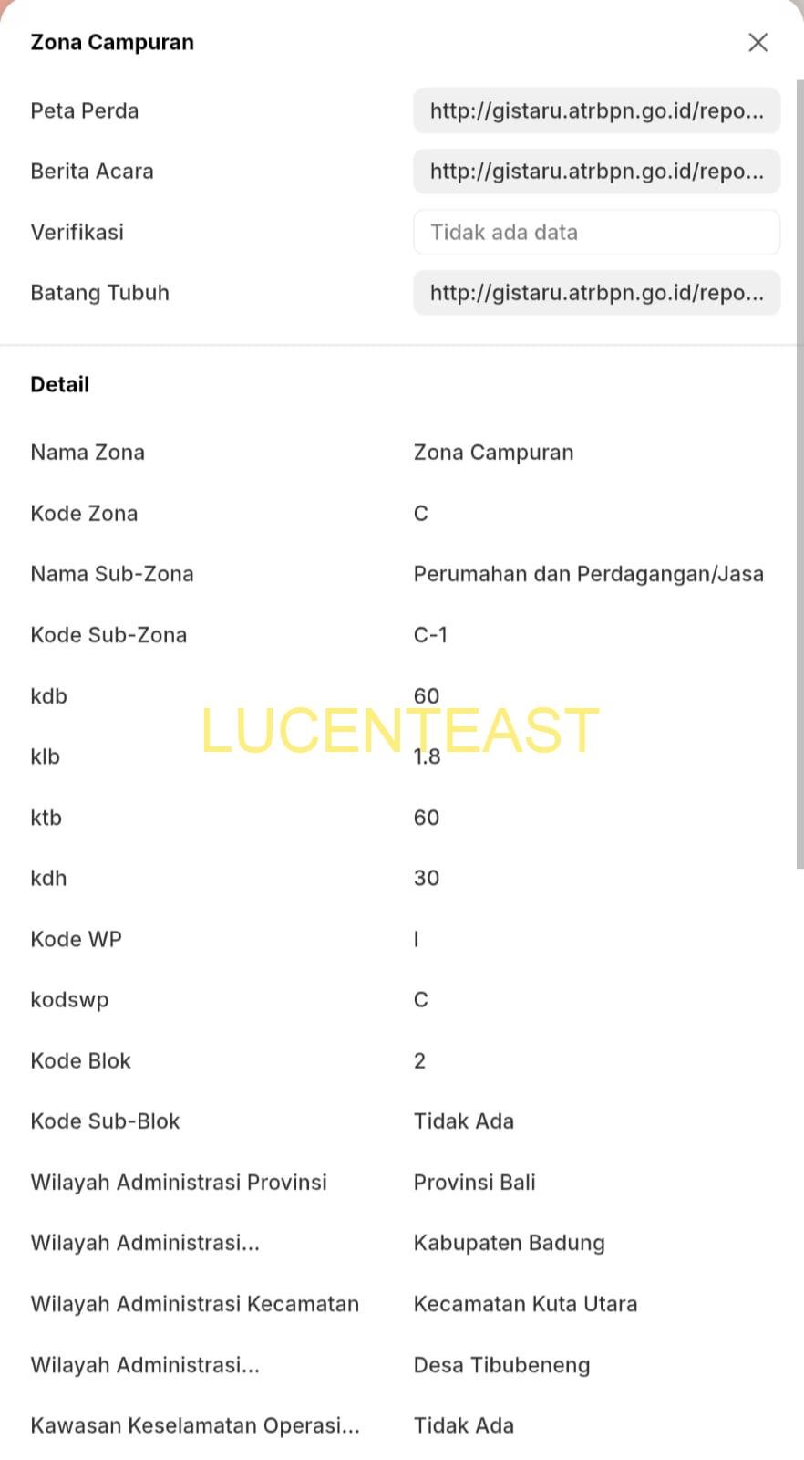 DIJUAL TANAH PLOT KECIL LANGKA CANGGU