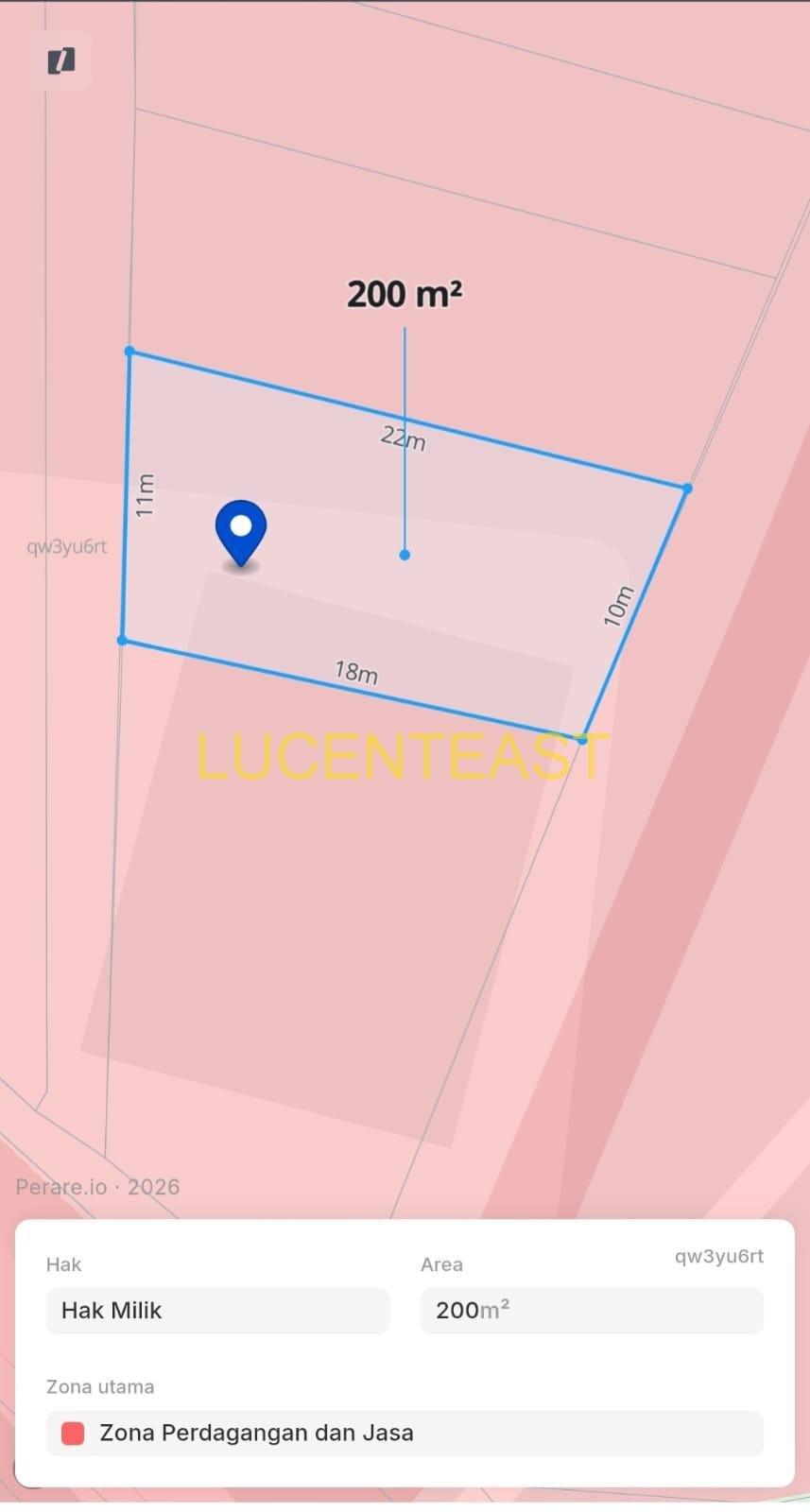 JUAL TANAH KOMERSIAL LANGKA CANGGU