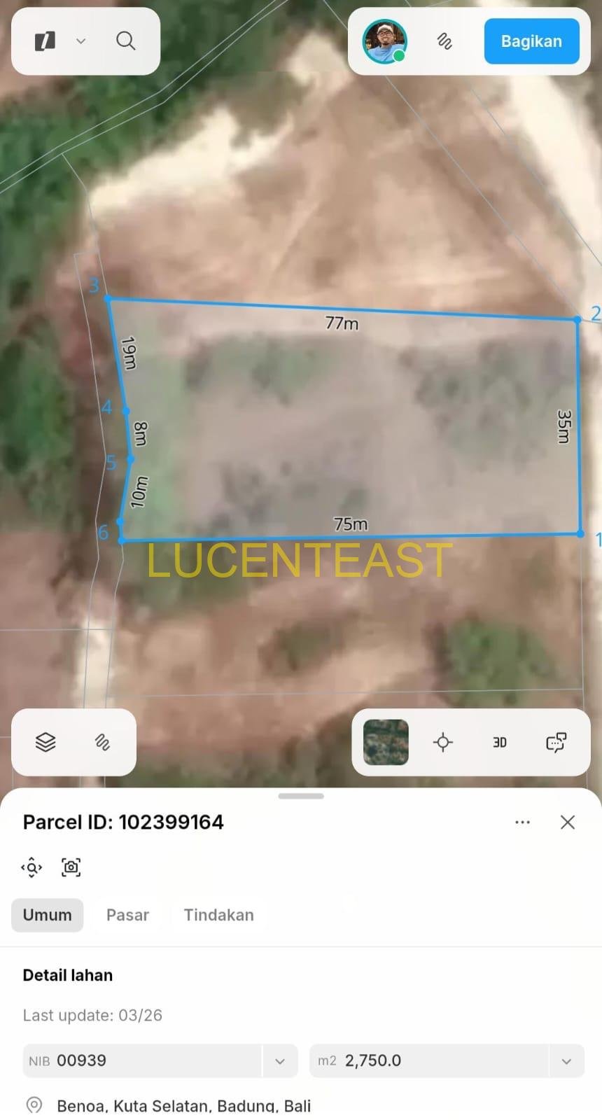 JUAL TANAH PREMIUM KUTUH NUSA DUA