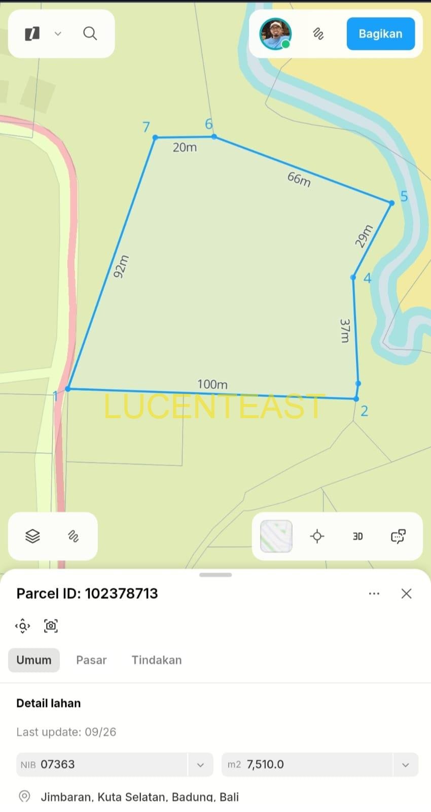JUAL TANAH BUC AREA JIMBARAN