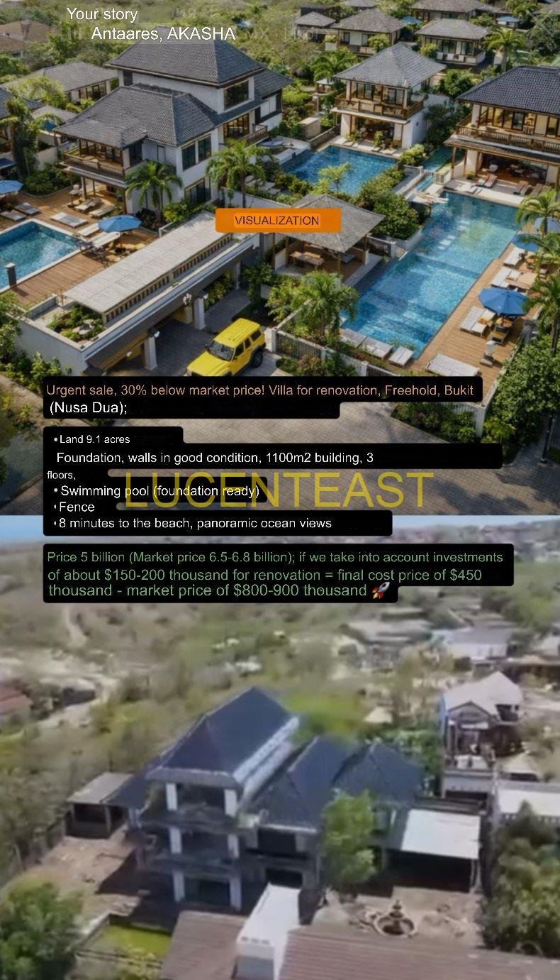 URGENT JUAL VILLA AT  NUSA DUA