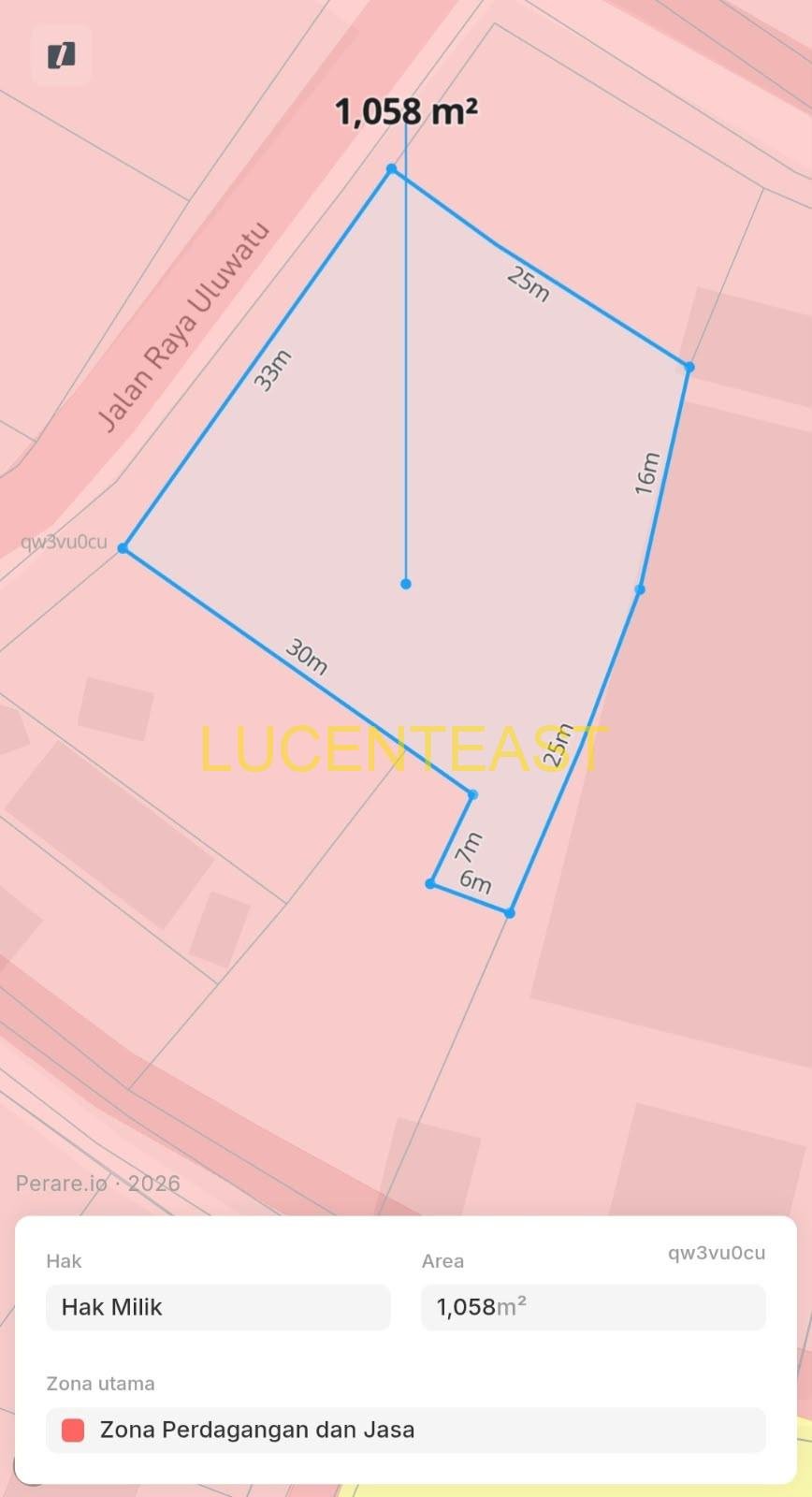 DIKONTRAKKAN TANAH PREMIUM PECATU